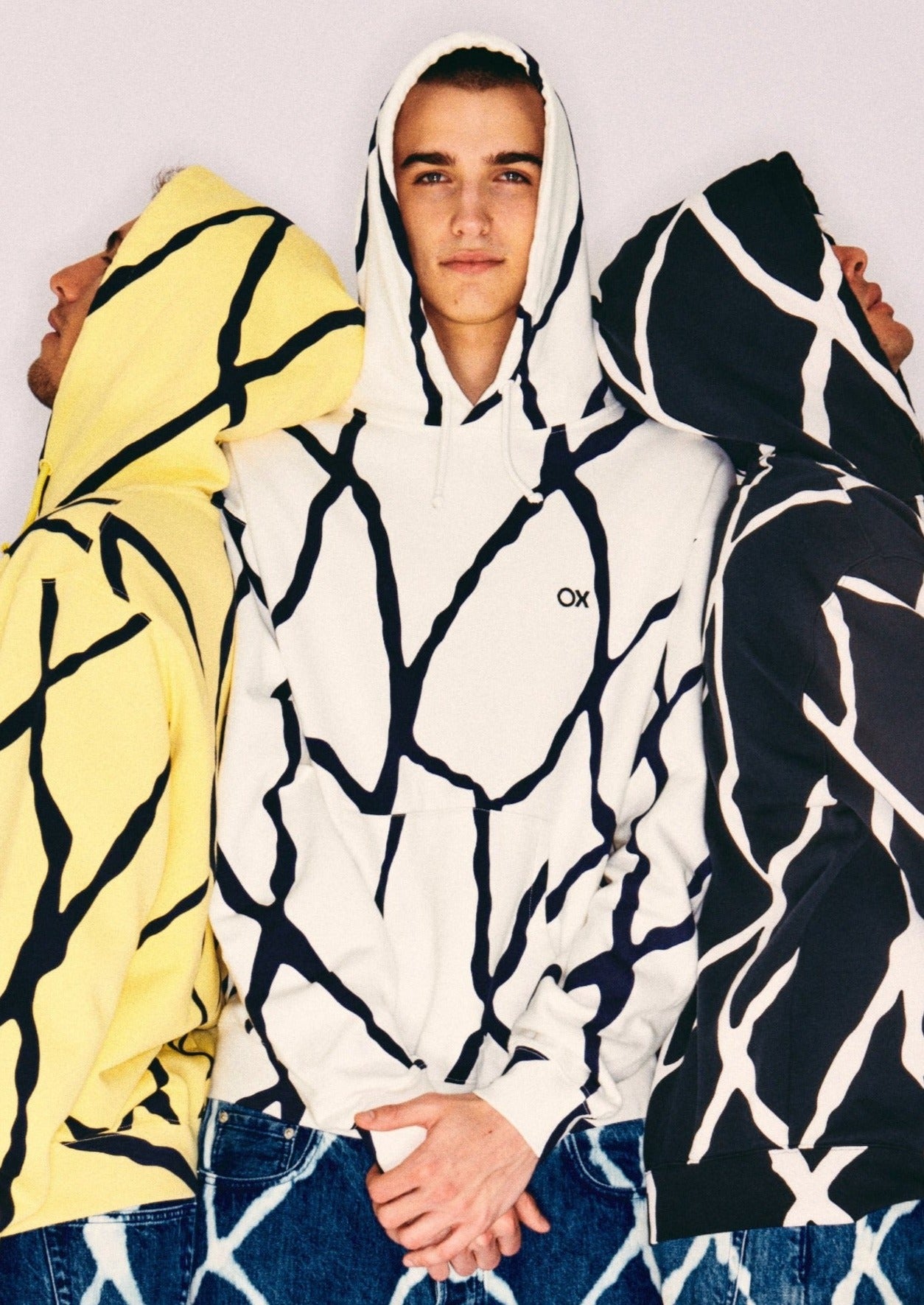 Allover Oxley Print Organic Cotton Hoodie