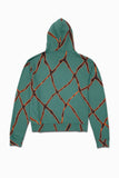 Allover Oxley Print Organic Cotton Hoodie