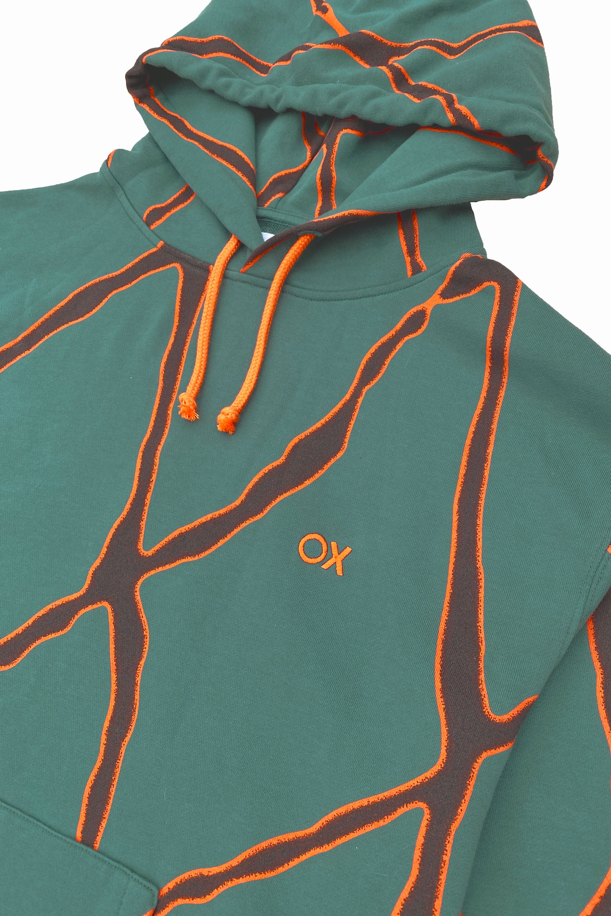 Allover Oxley Print Organic Cotton Hoodie