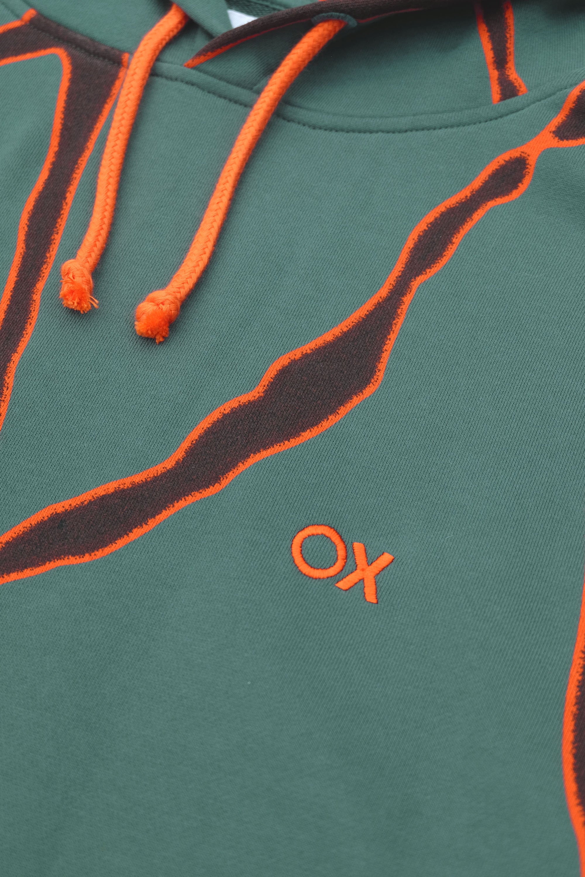 Allover Oxley Print Organic Cotton Hoodie