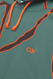 Allover Oxley Print Organic Cotton Hoodie