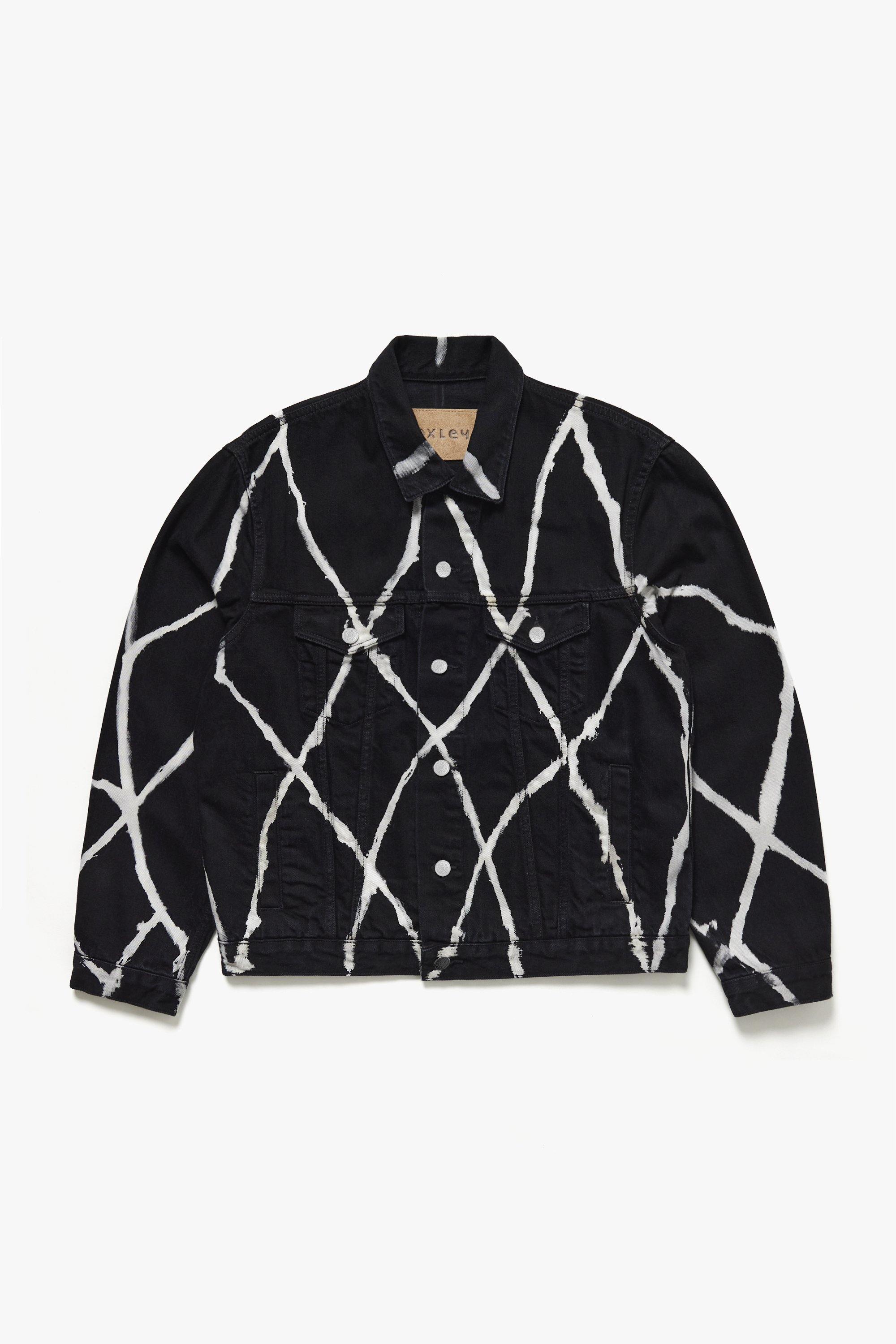 Oxley Hand Printed Organic Cotton Denim Jacket - Oxley Official