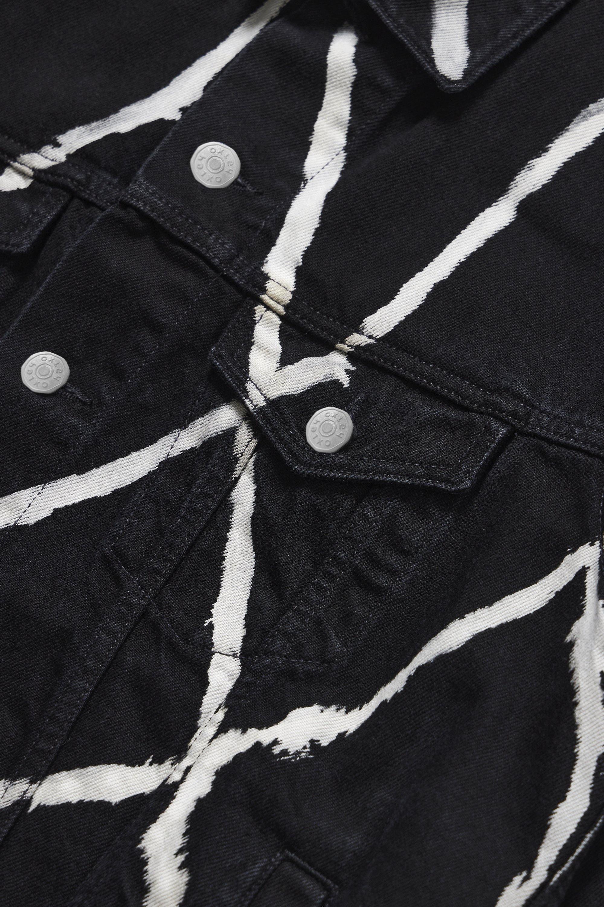 Oxley Hand Printed Organic Cotton Denim Jacket - Oxley Official
