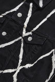 Oxley Hand Printed Organic Cotton Denim Jacket - Oxley Official