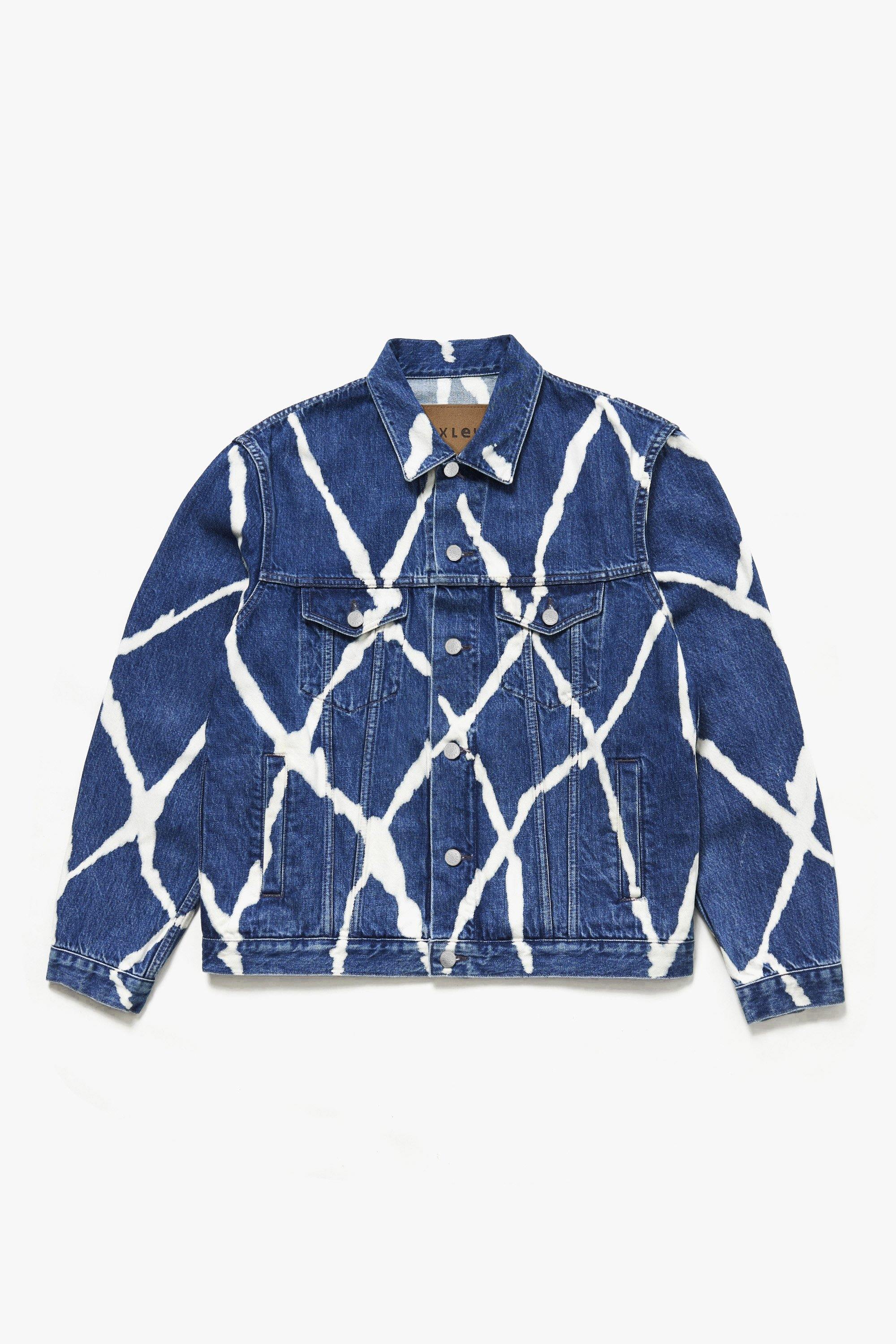 Oxley Hand Printed Organic Cotton Denim Jacket - Oxley Official