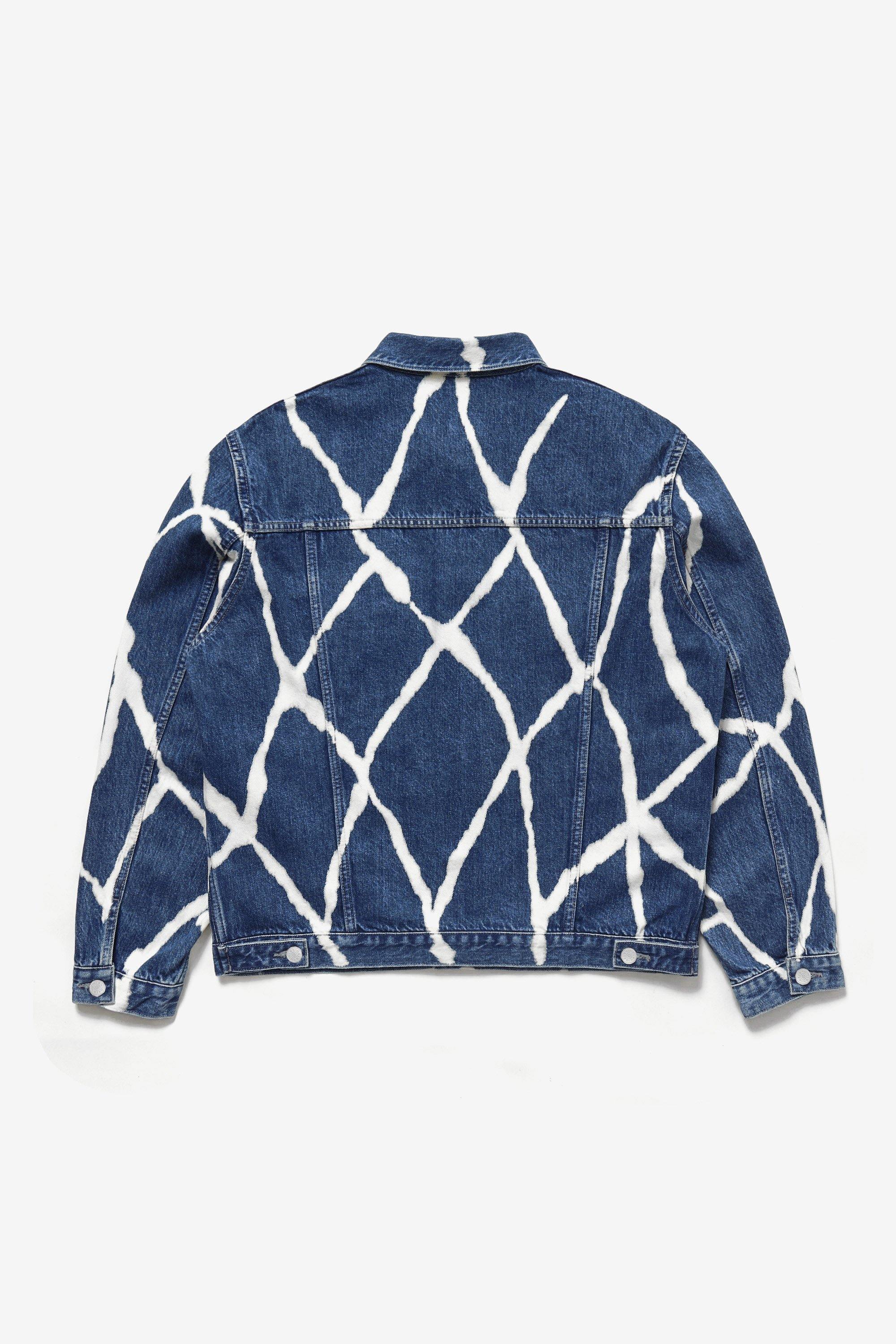 Oxley Hand Printed Organic Cotton Denim Jacket - Oxley Official