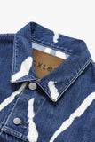 Oxley Hand Printed Organic Cotton Denim Jacket - Oxley Official