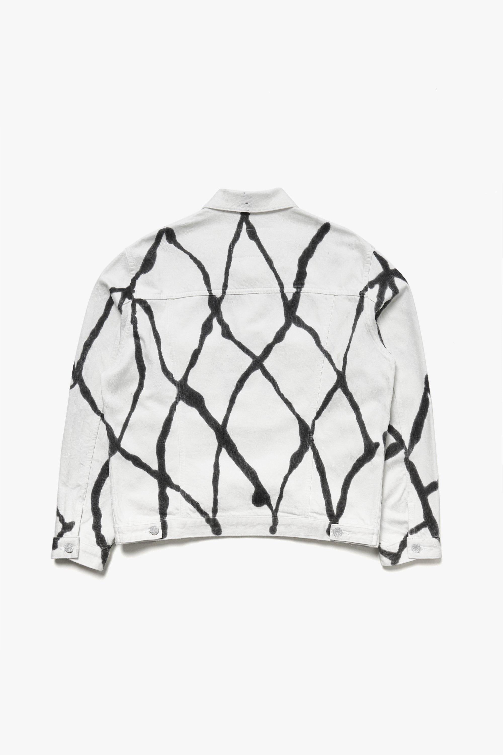 Oxley Hand Printed Organic Cotton Denim Jacket - Oxley Official