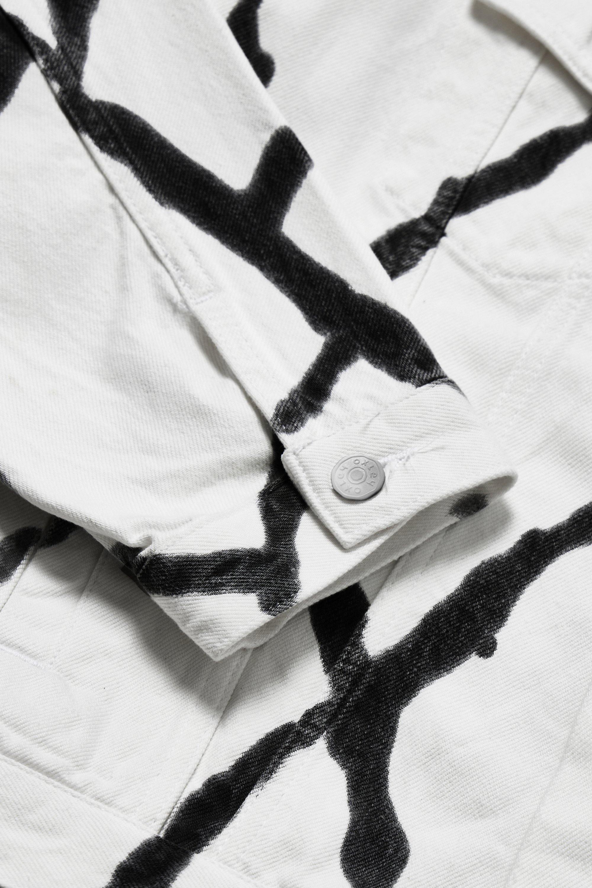 Oxley Hand Printed Organic Cotton Denim Jacket - Oxley Official