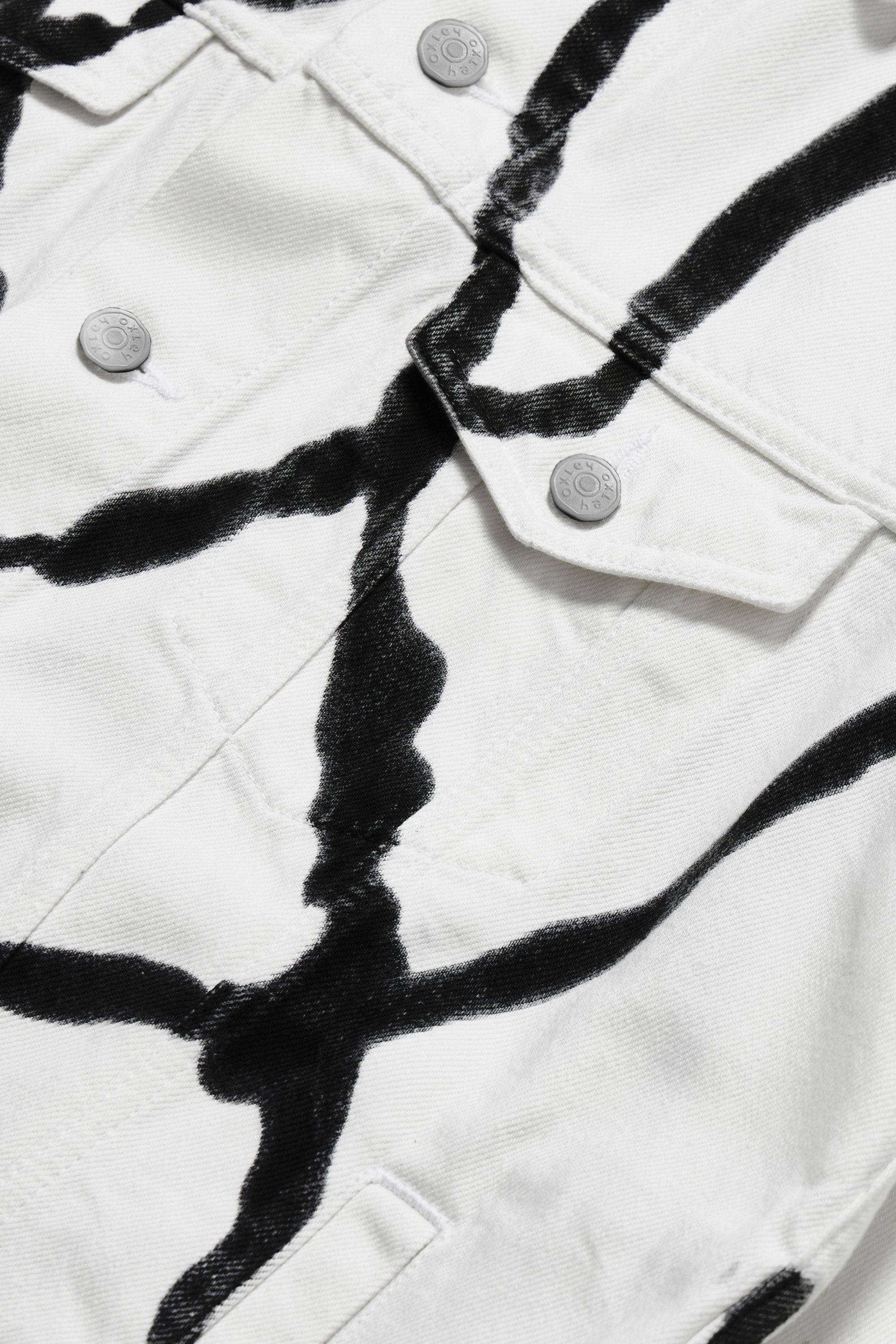 Oxley Hand Printed Organic Cotton Denim Jacket - Oxley Official