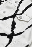 Oxley Hand Printed Organic Cotton Denim Jacket - Oxley Official