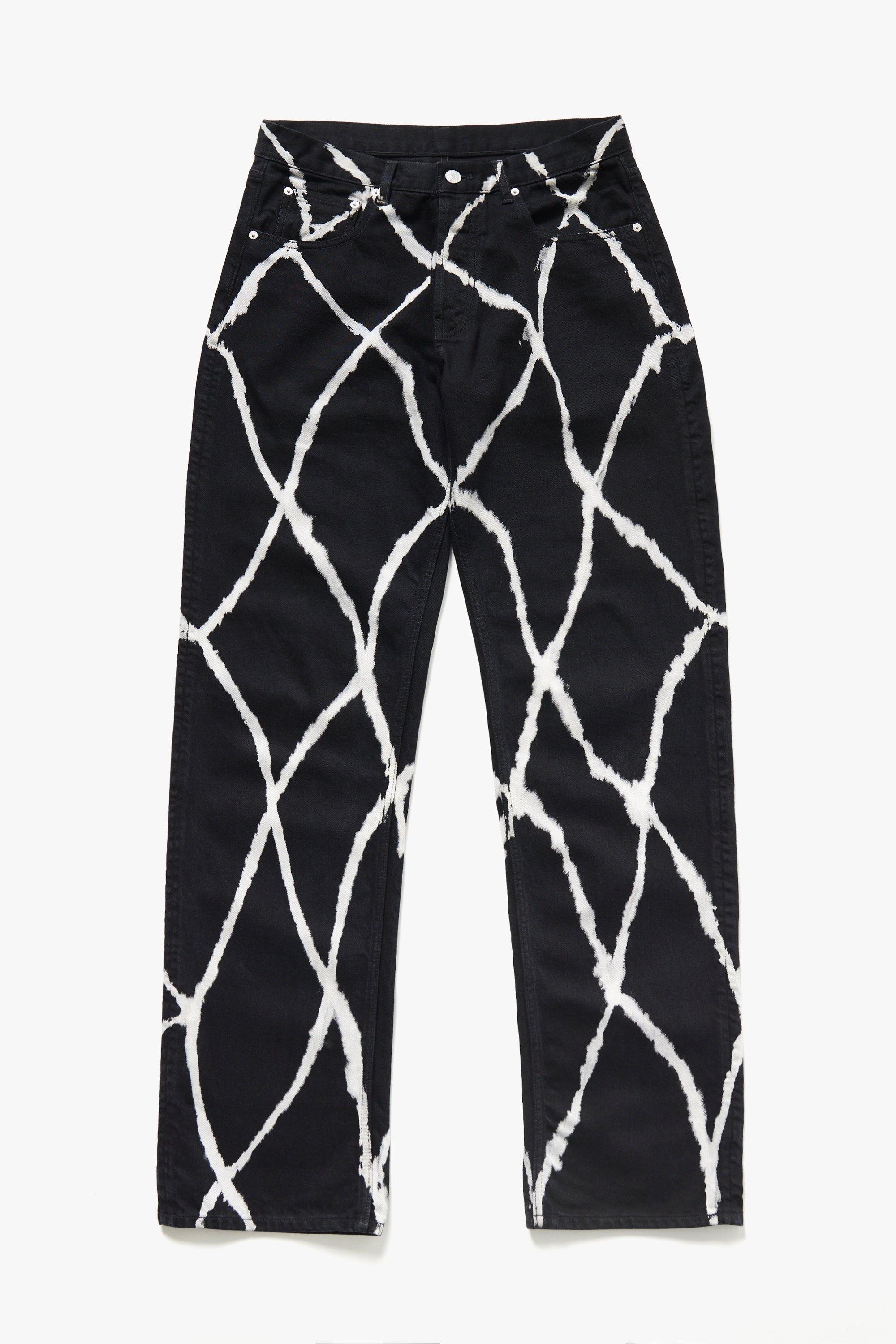 Oxley Hand Printed Organic Cotton Denim Jeans - Oxley Official