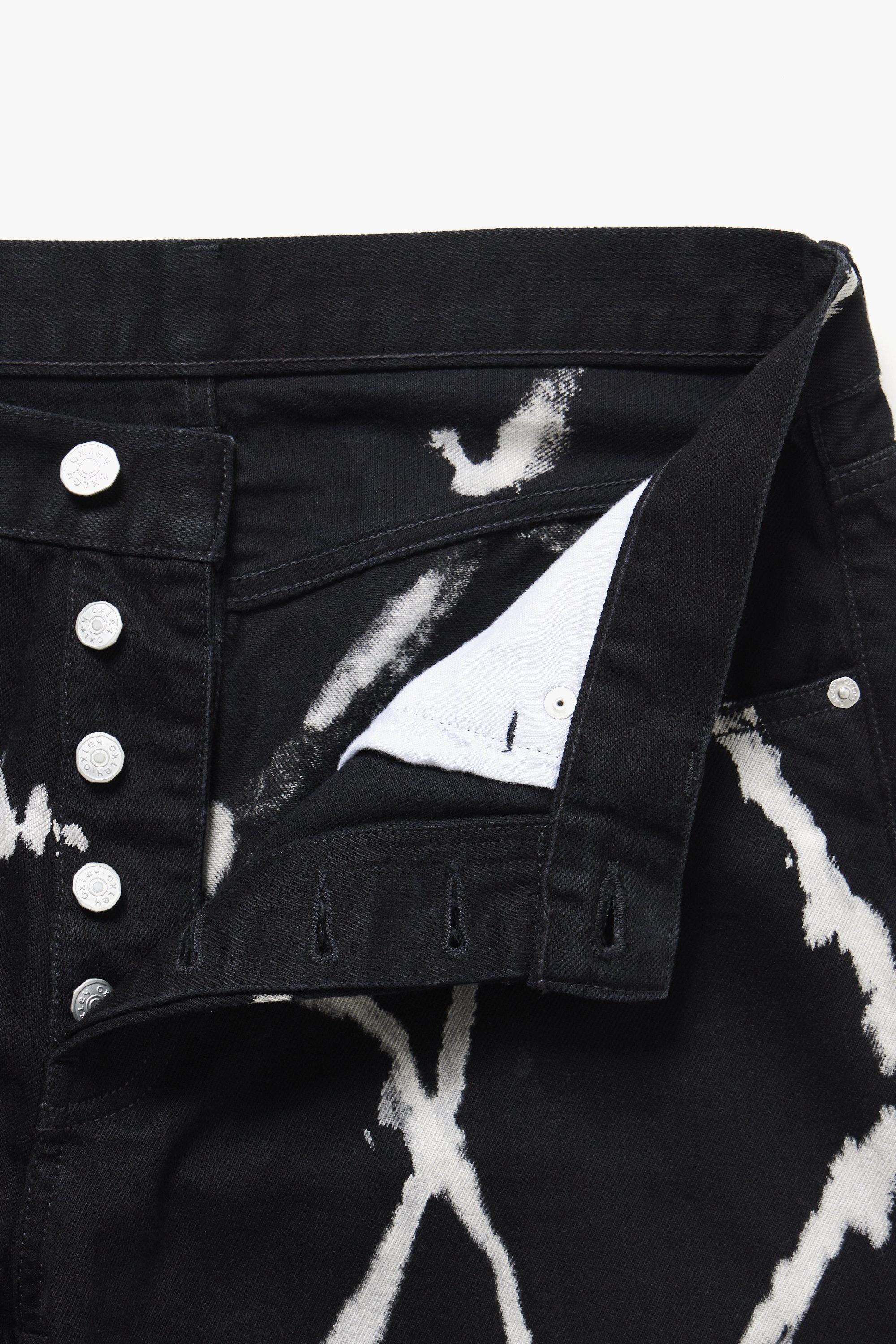 Oxley Hand Printed Organic Cotton Denim Jeans - Oxley Official