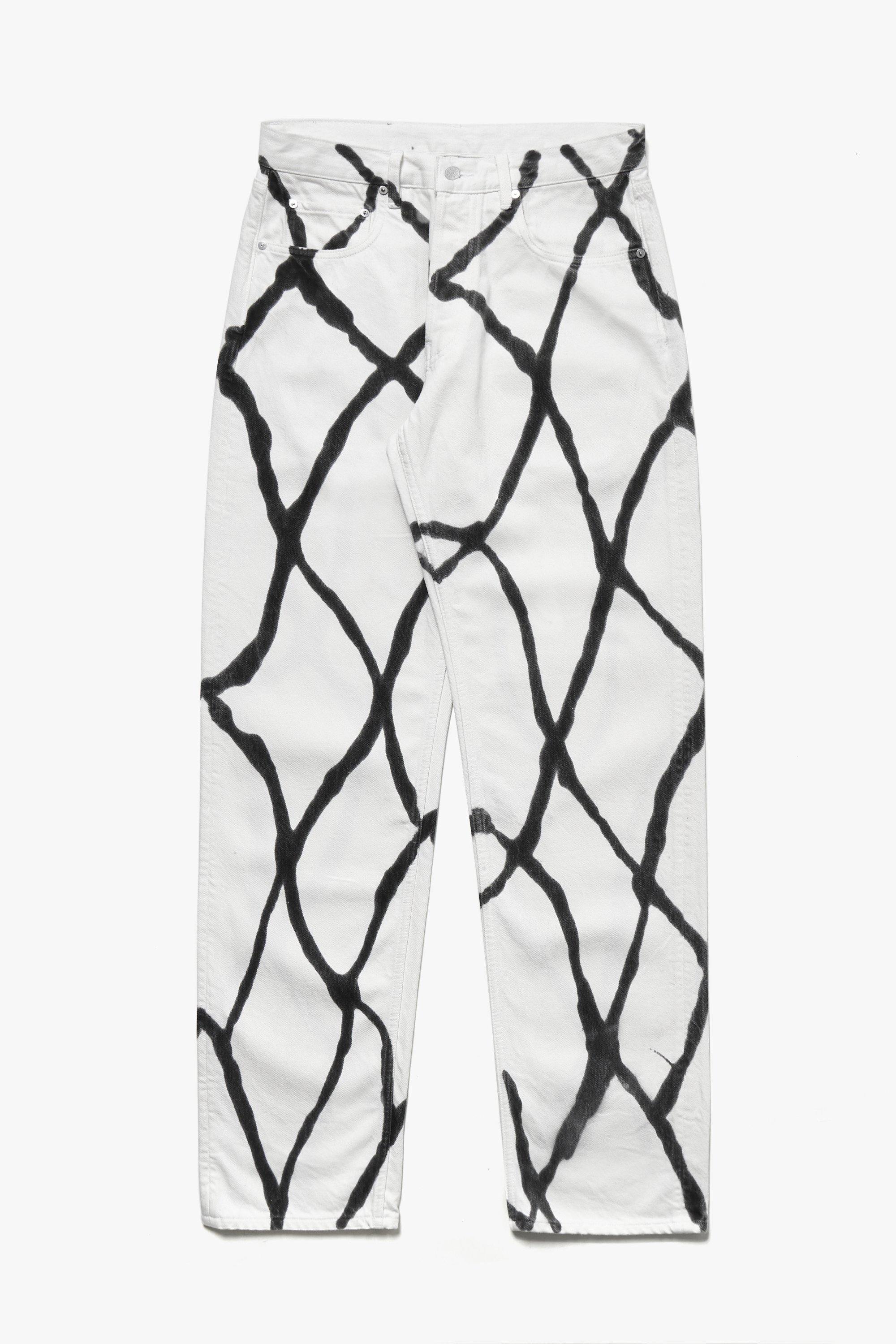 Oxley Hand Printed Organic Cotton Denim Jeans - Oxley Official