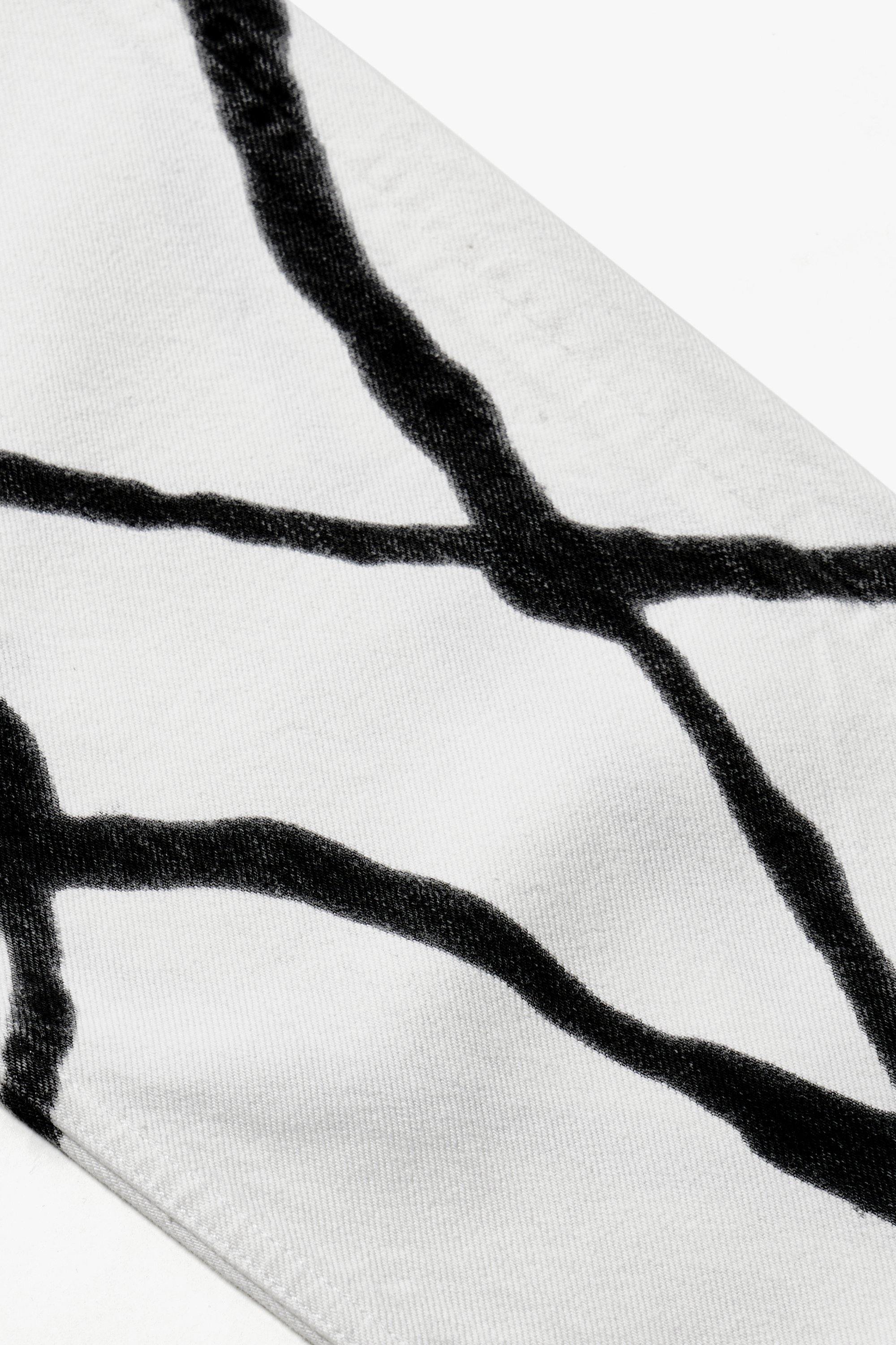 Oxley Hand Printed Organic Cotton Denim Jeans - Oxley Official