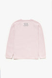 Embroidered Stitch Raglan Sleeve Organic Cotton Top - Oxley Official