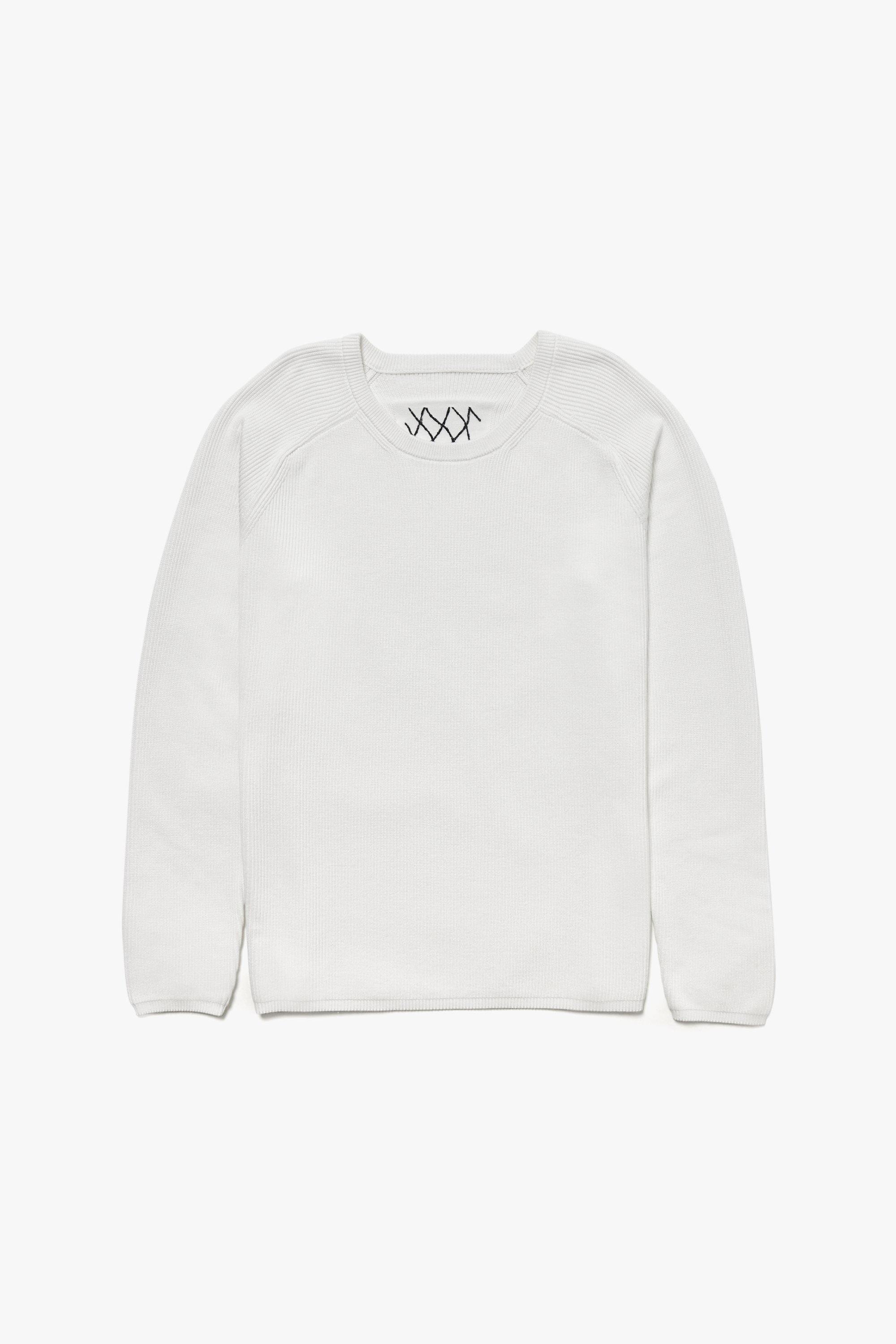 Embroidered Stitch Raglan Sleeve Organic Cotton Top - Oxley Official