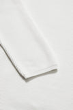 Embroidered Stitch Raglan Sleeve Organic Cotton Top - Oxley Official