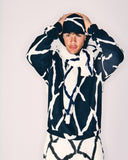 Allover Oxley Print Organic Cotton Hoodie