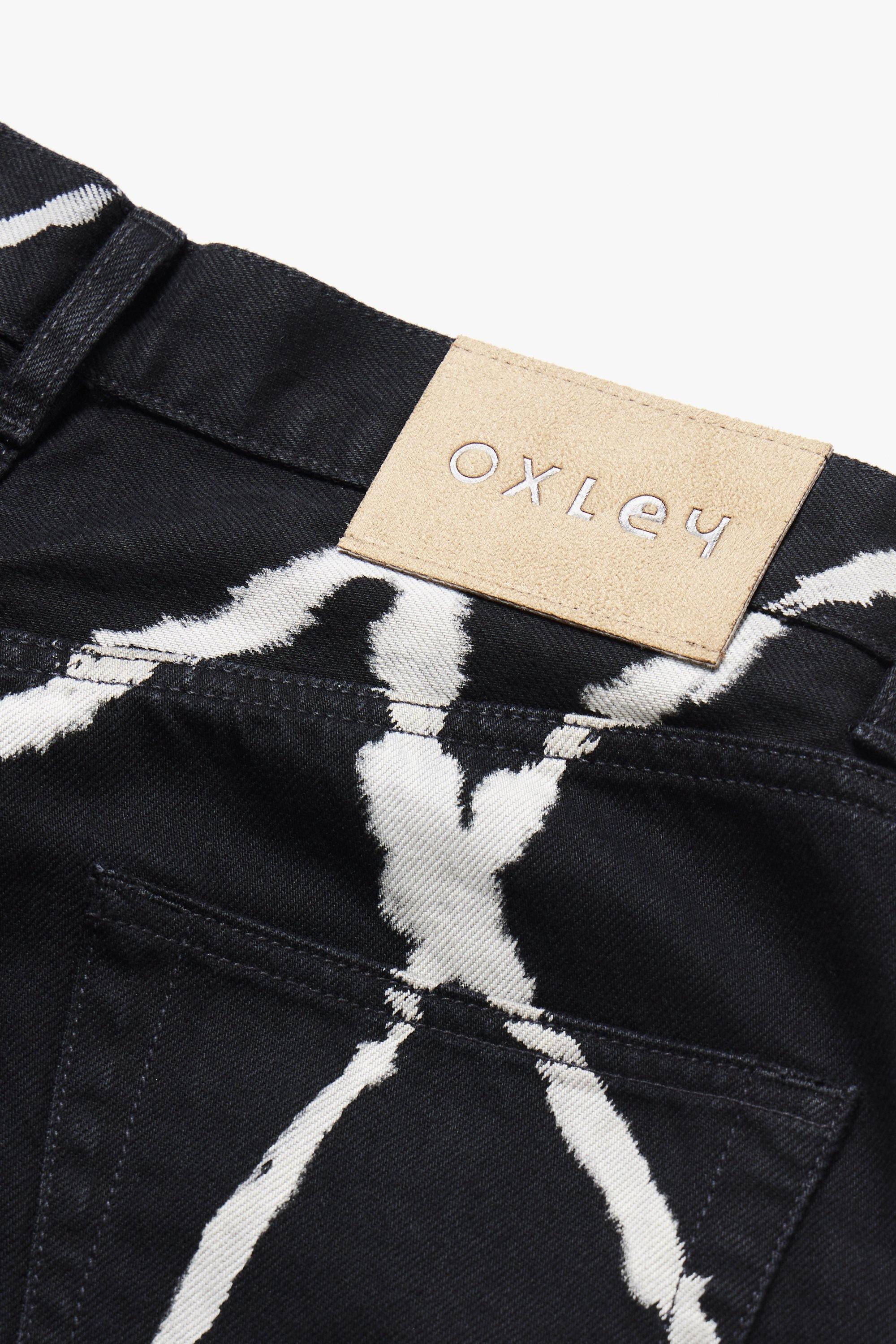 Oxley Hand Printed Organic Cotton Denim Jeans - Oxley Official